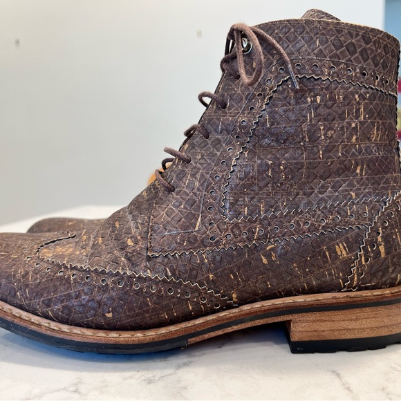 Rutz Men’s Wingtip Boots. Cork. Unique. Size 42 (Size 9 in US). - Picture 3 of 10